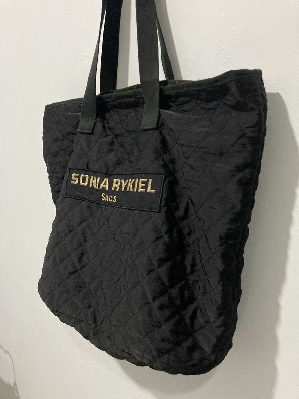 Sonia Rykiel SR Sacs Quilted Nylon Tote Shoulder … - image 2