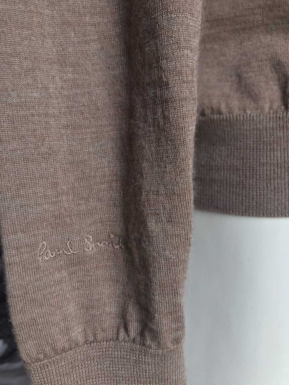 Paul Smith Taupe cardigan merino wool - image 4