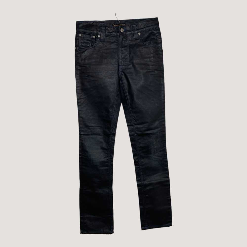 Nudie Jeans Nudie Jeans thin finn jeans, black co… - image 1