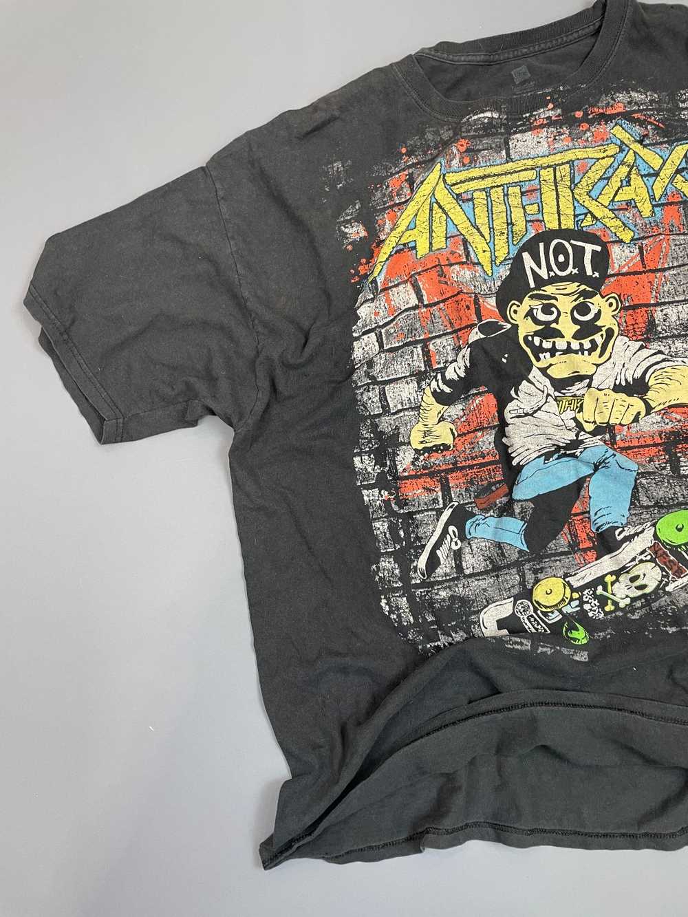 *AS-IS* SIIIIC! OVERSIZED ANTHRAX N.O.T. SKATER G… - image 6