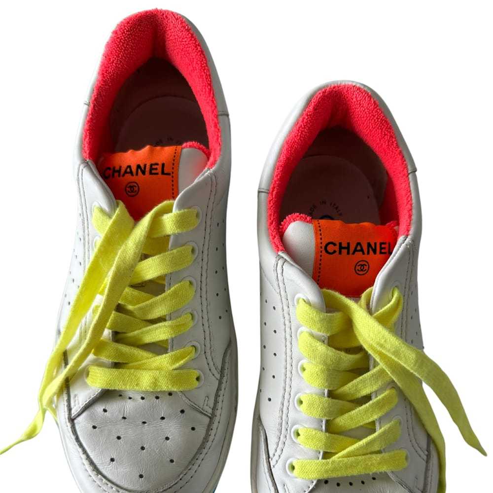 Chanel Leather lace ups - image 7