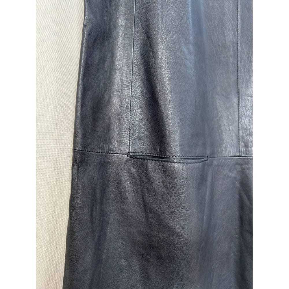 Vince Leather mid-length dress - image 8