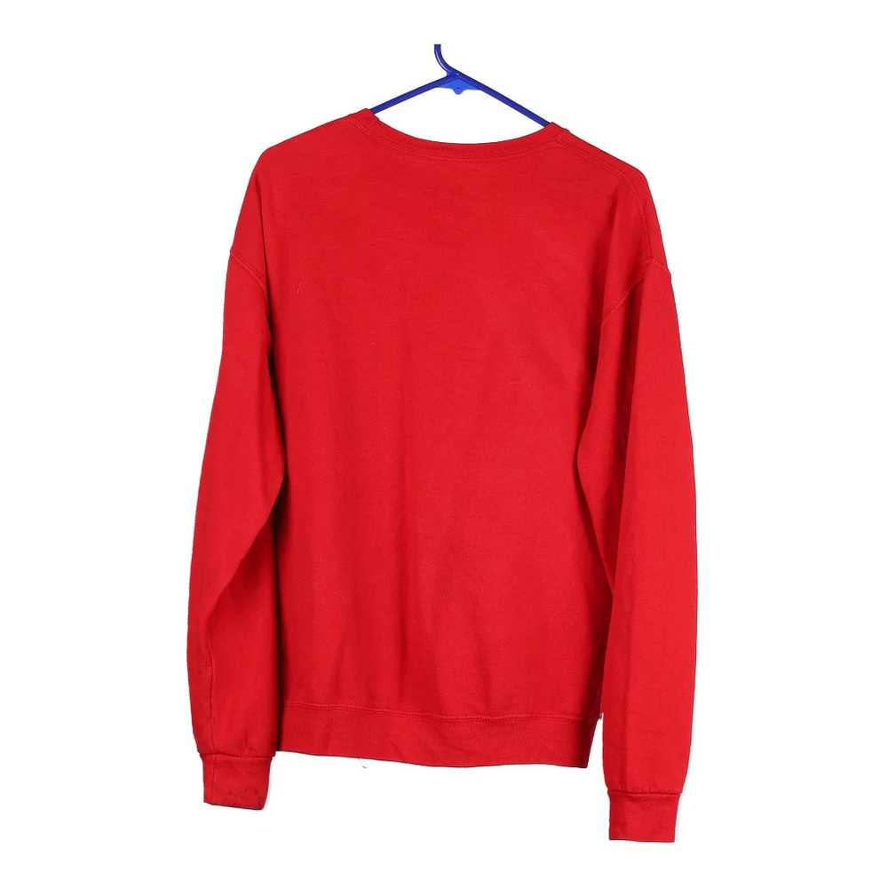 Athletic Works Sweatshirt - Medium Red Cotton Ble… - image 2