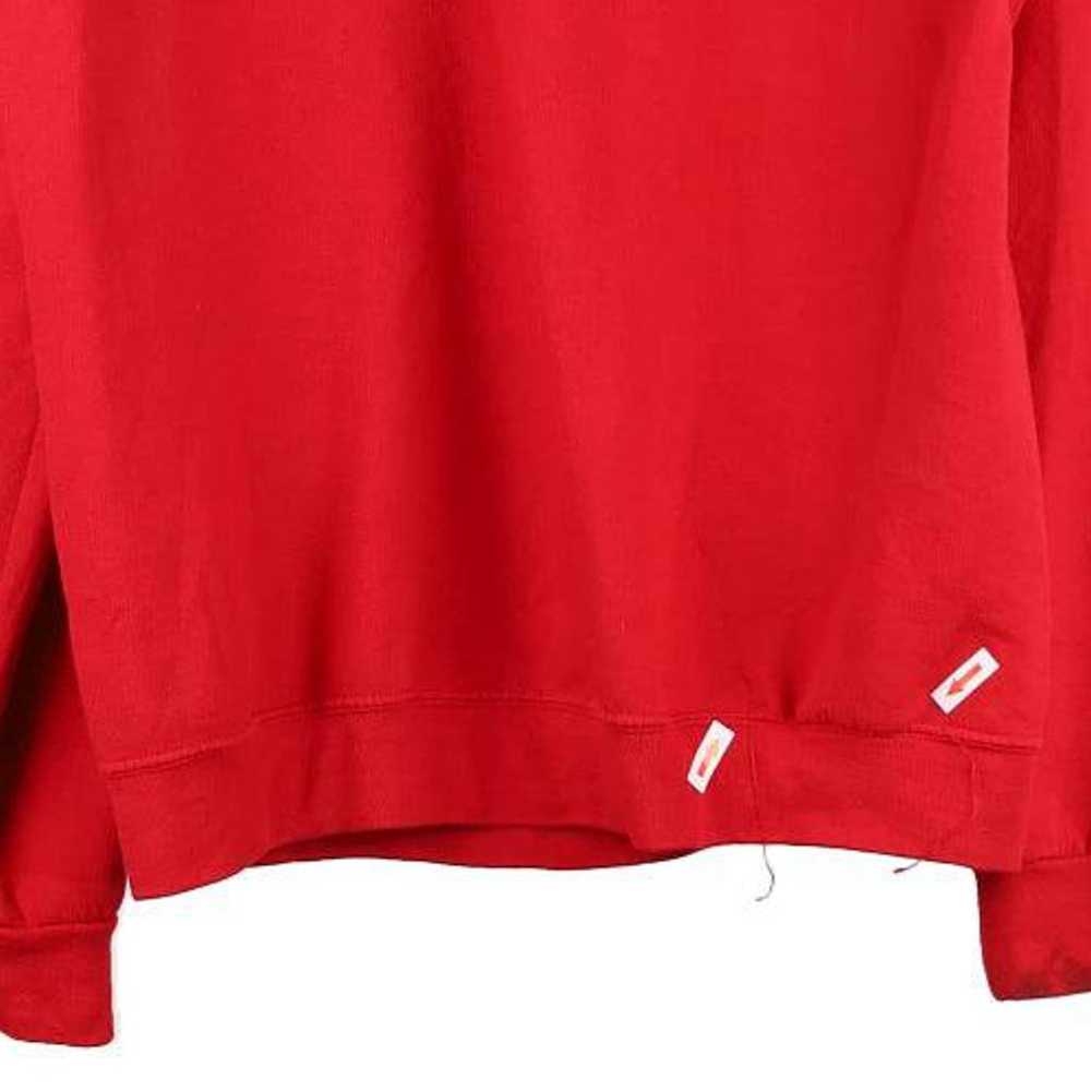 Athletic Works Sweatshirt - Medium Red Cotton Ble… - image 4