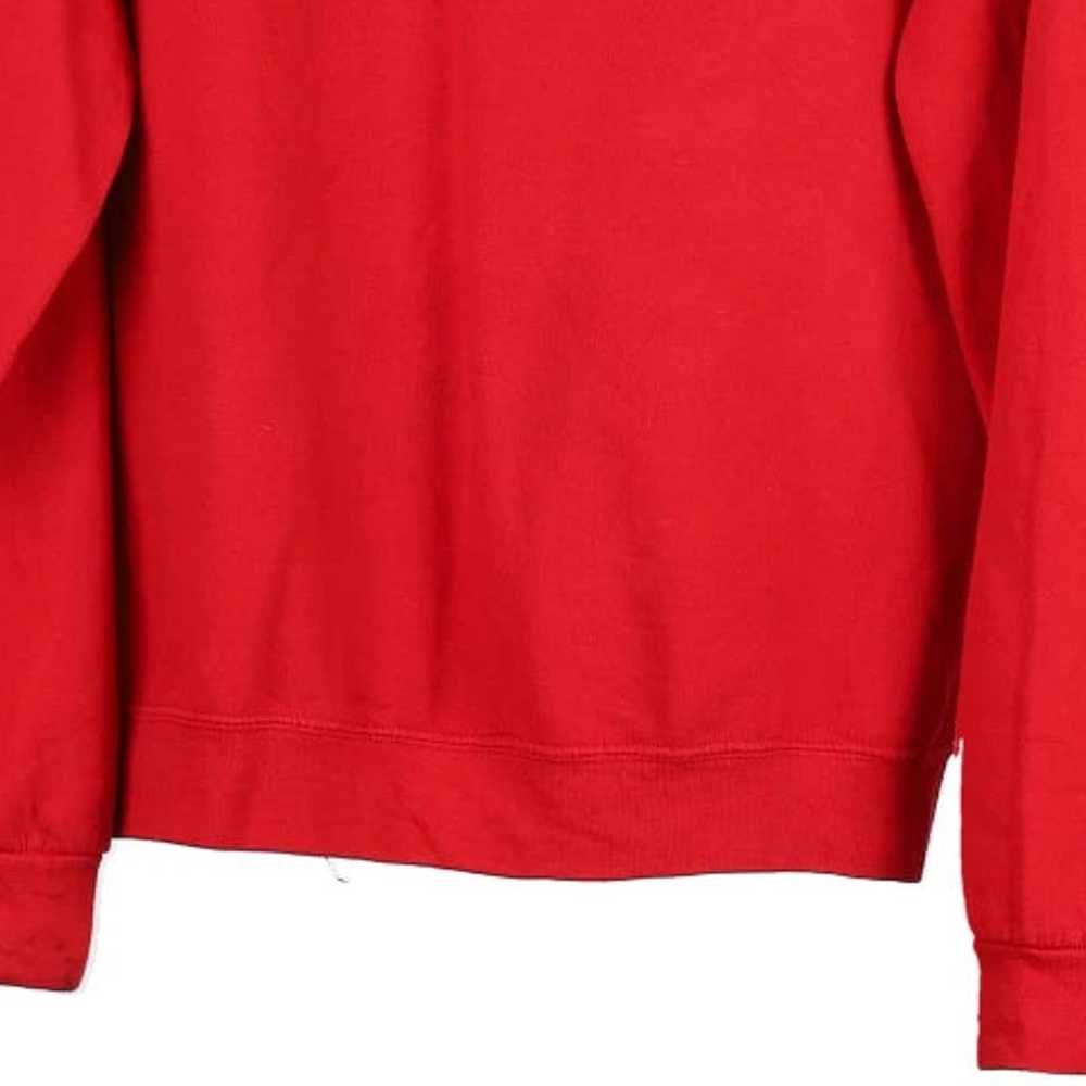 Athletic Works Sweatshirt - Medium Red Cotton Ble… - image 6
