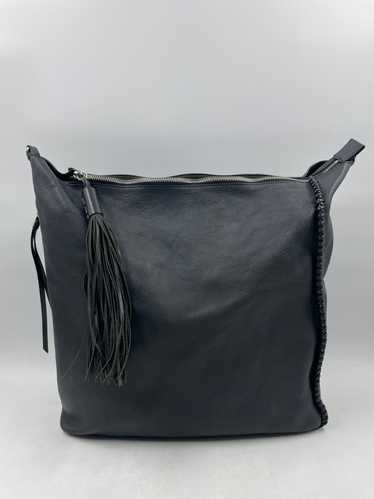 AllSaints Pearl Black Leather Backpack