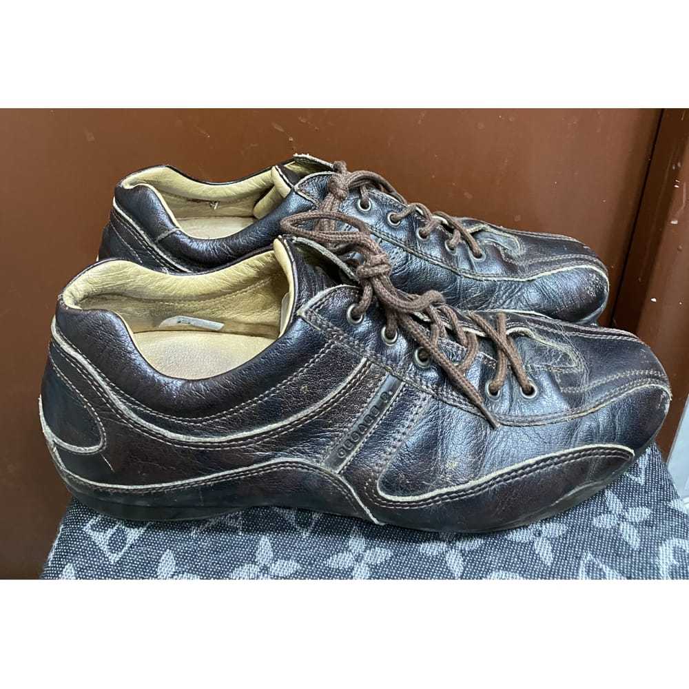 Cesare Paciotti Leather low trainers - image 3