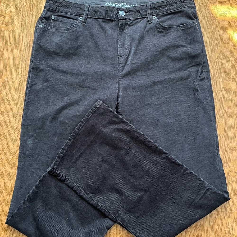 Eddie Bauer Bootcut Corduroy Jeans, Size 14 - image 1