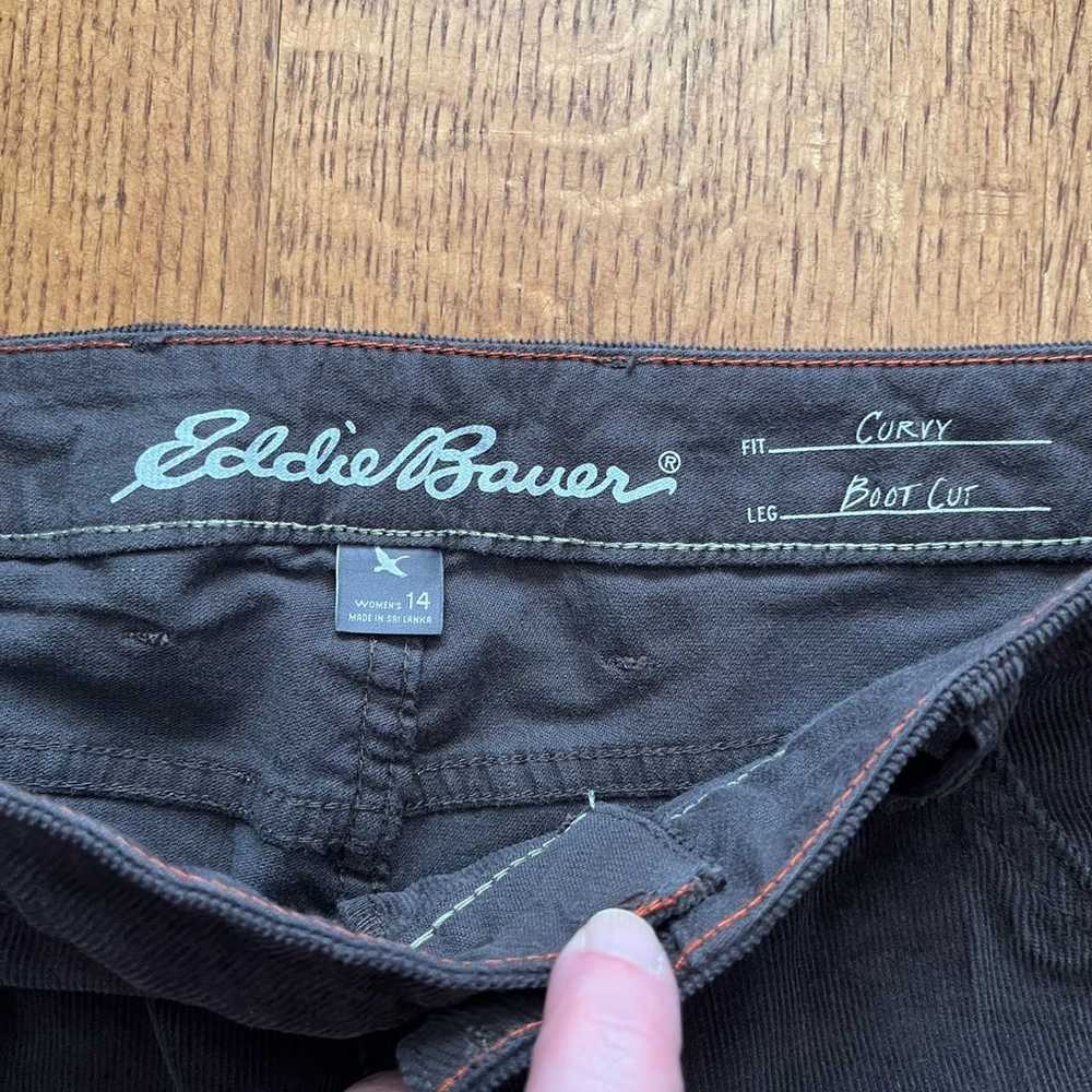 Eddie Bauer Bootcut Corduroy Jeans, Size 14 - image 2