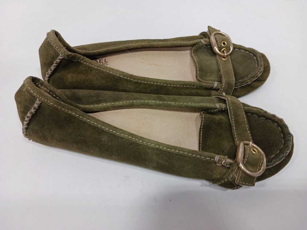 Michael Kors Green Suede Slippers Size 8.5 - image 3