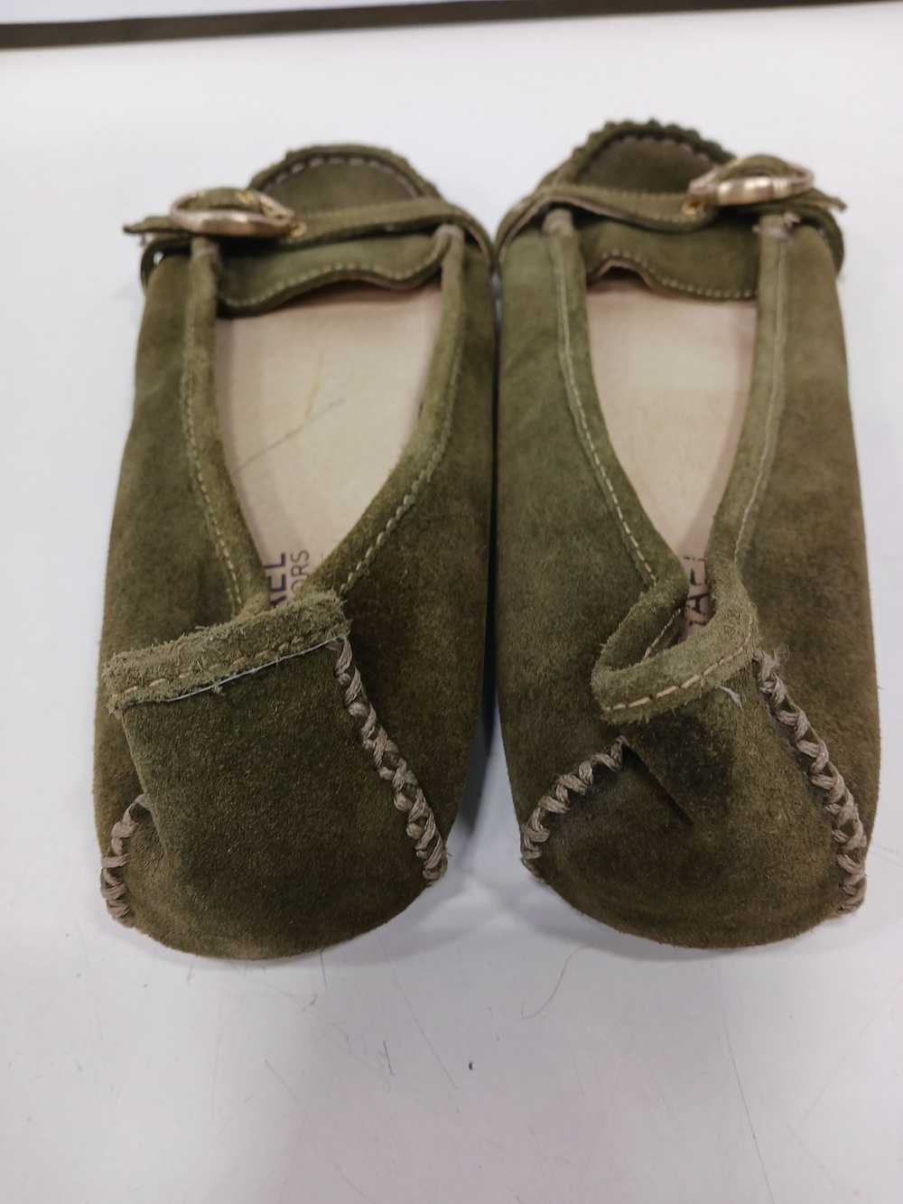 Michael Kors Green Suede Slippers Size 8.5 - image 4