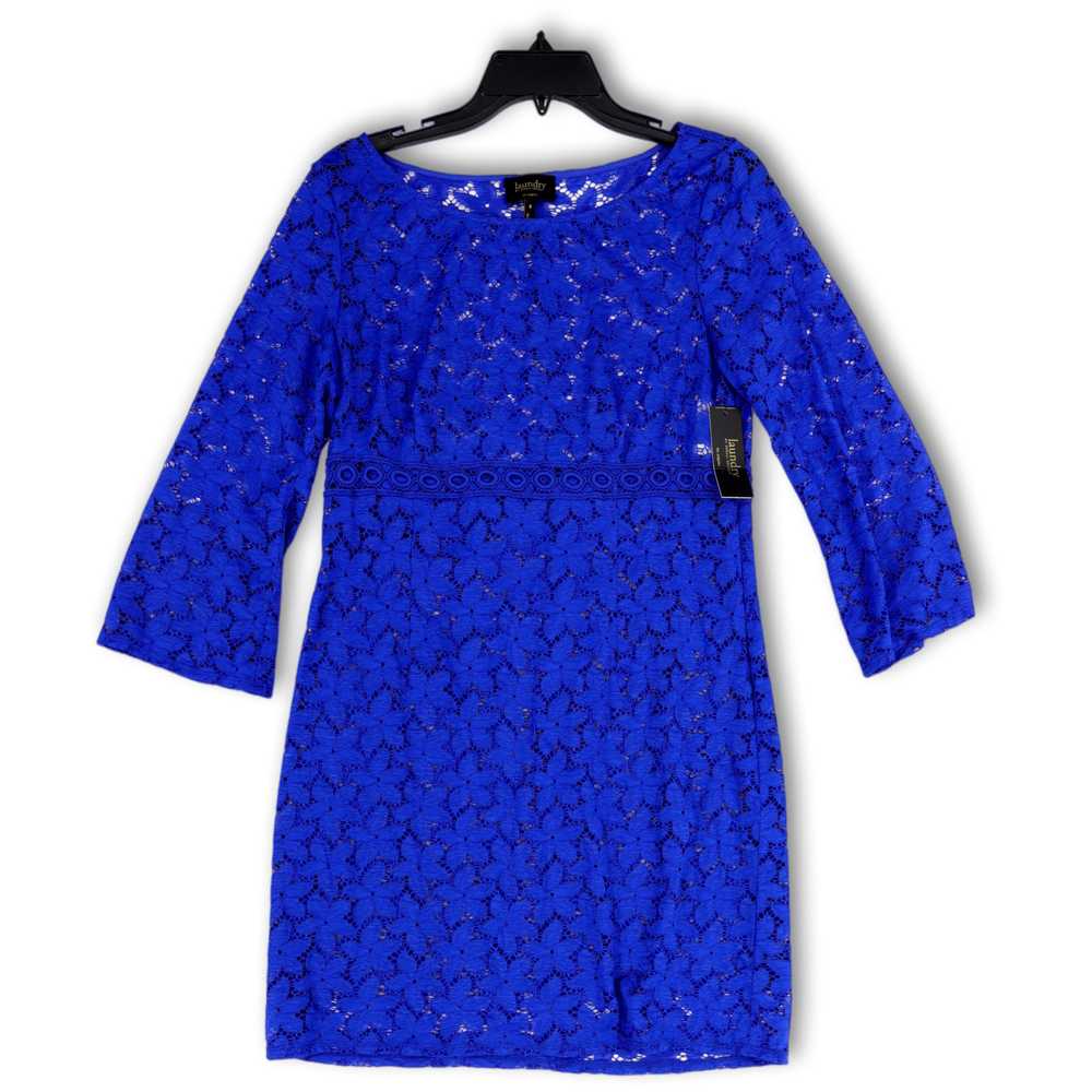 Laundry By Shelli Segal NWT Womens Blue Floral La… - image 1