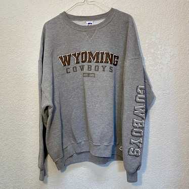 Wyoming Cowboys Traditional Crewneck - Brown University of Wyo