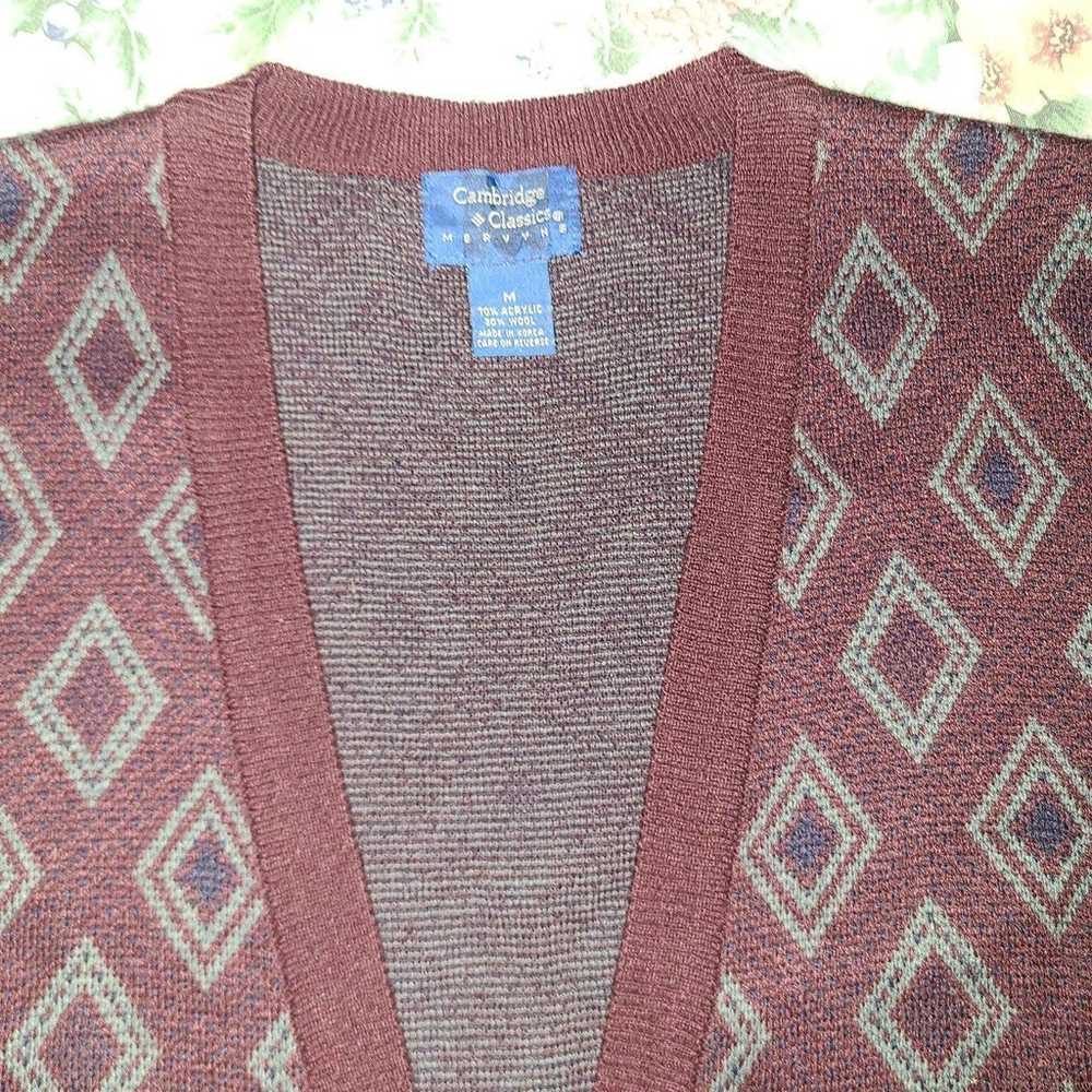 vintage cambridge classics sweater vest size medi… - image 2