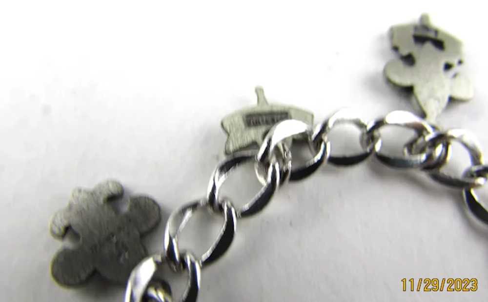 6 Scout Themed Sterling Silver Charms on Silver T… - image 10