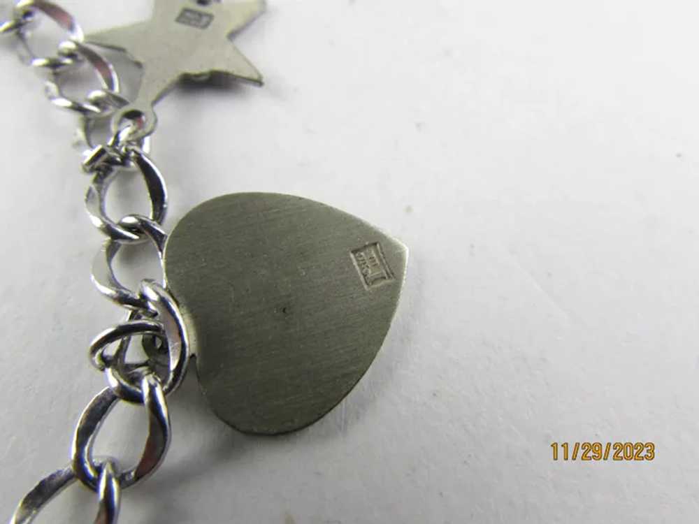 6 Scout Themed Sterling Silver Charms on Silver T… - image 12