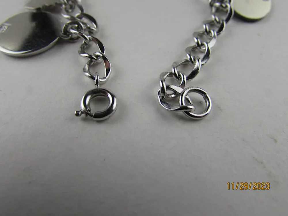 6 Scout Themed Sterling Silver Charms on Silver T… - image 7