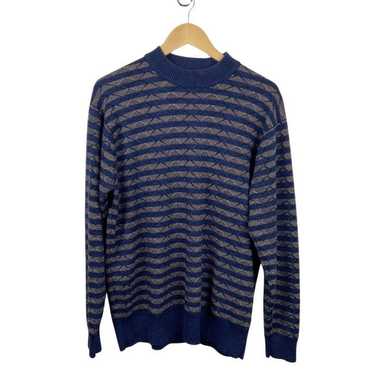 Vintage Desert Pince Grey/Blue Mockneck Sweater si