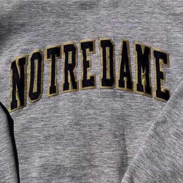 Notre Dame Crewneck Sweater Vintage College Footb… - image 1