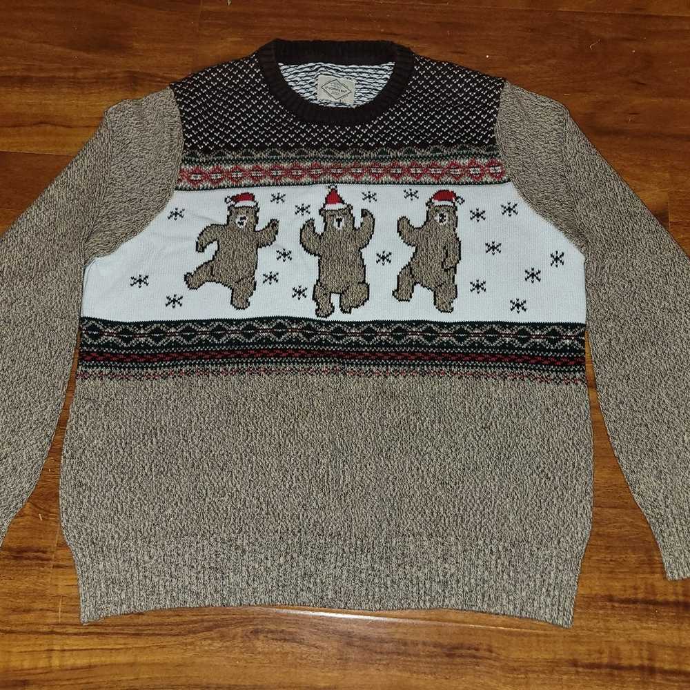 umping Bears Ugly Christmas knitted Sweater - image 1