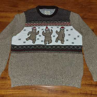 umping Bears Ugly Christmas knitted Sweater - image 1