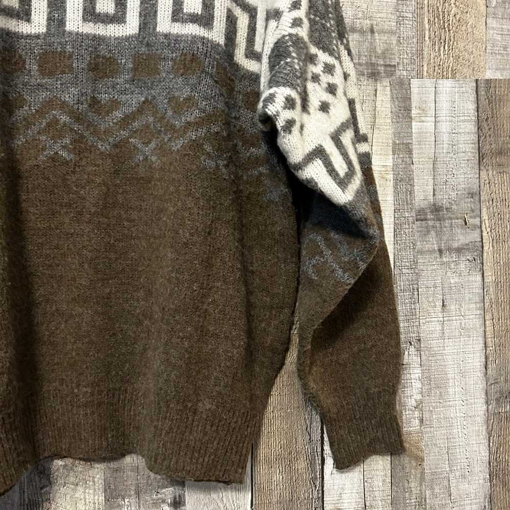 Vintage 1980’s Funky Geometric Pullover Sweater S… - image 5