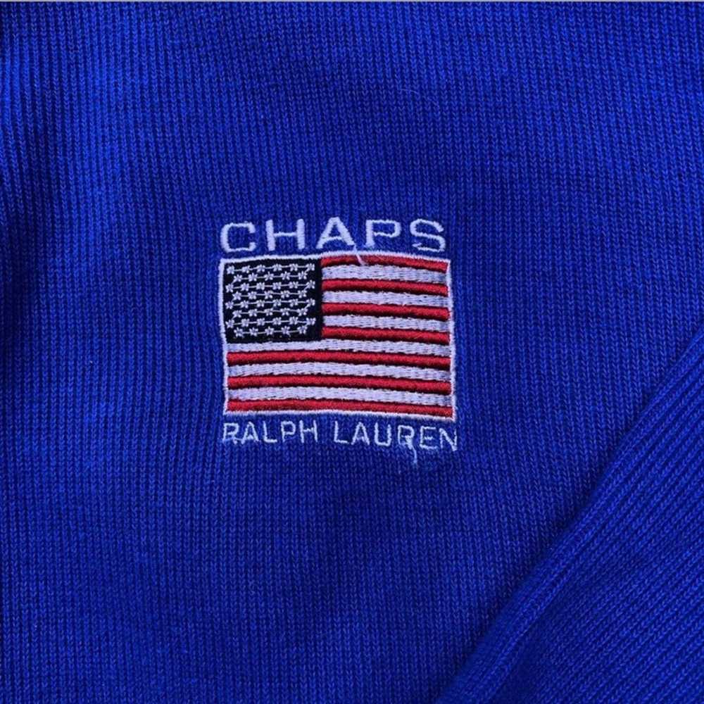 Polo Ralph Lauren Chaps Sweater Vintage Quarter Z… - image 1