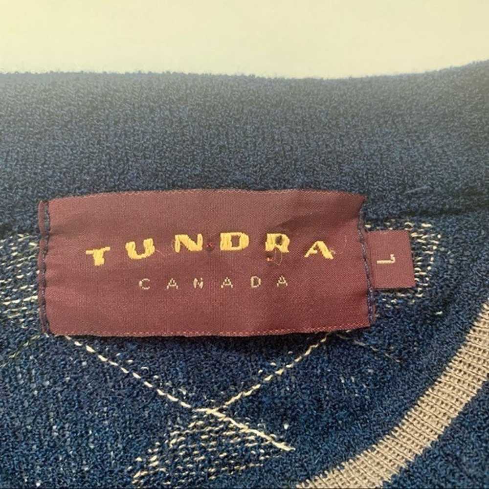 Tundra Canada Vtg 90’s 3D Textured Abstract Sweat… - image 5