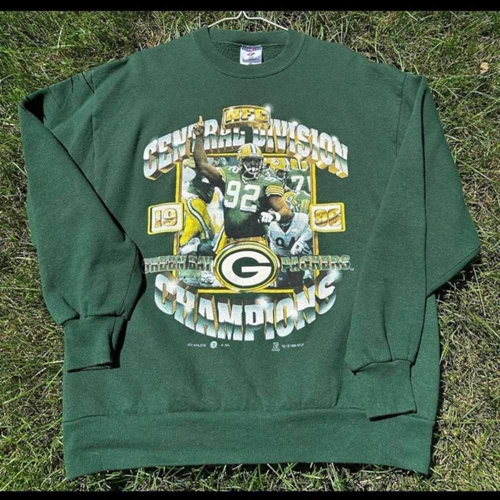 Green Bay Packers Sweater Vintage Reggie White NF… - image 2