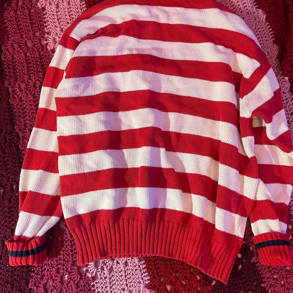 Striped Polo vintage sweater - image 5