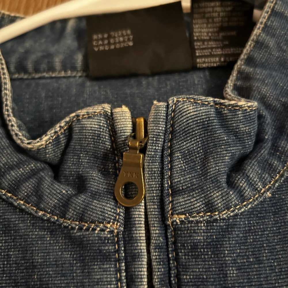 rocawear denim short sleeve zip-up - image 4