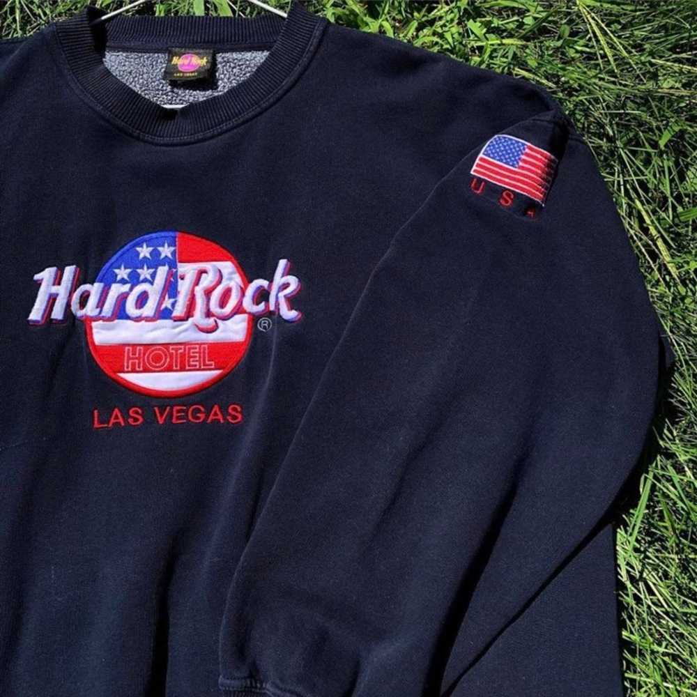 Hard Rock Hotel Las Vegas Sweater Vintage Crewneck - image 2
