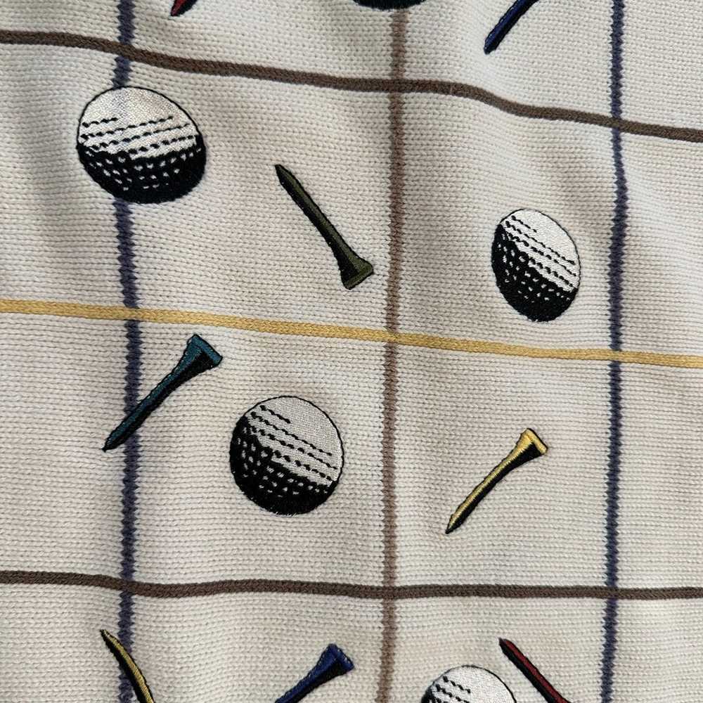 Vintage John Ashford Golf Sweater Mens XXL Heavy … - image 2