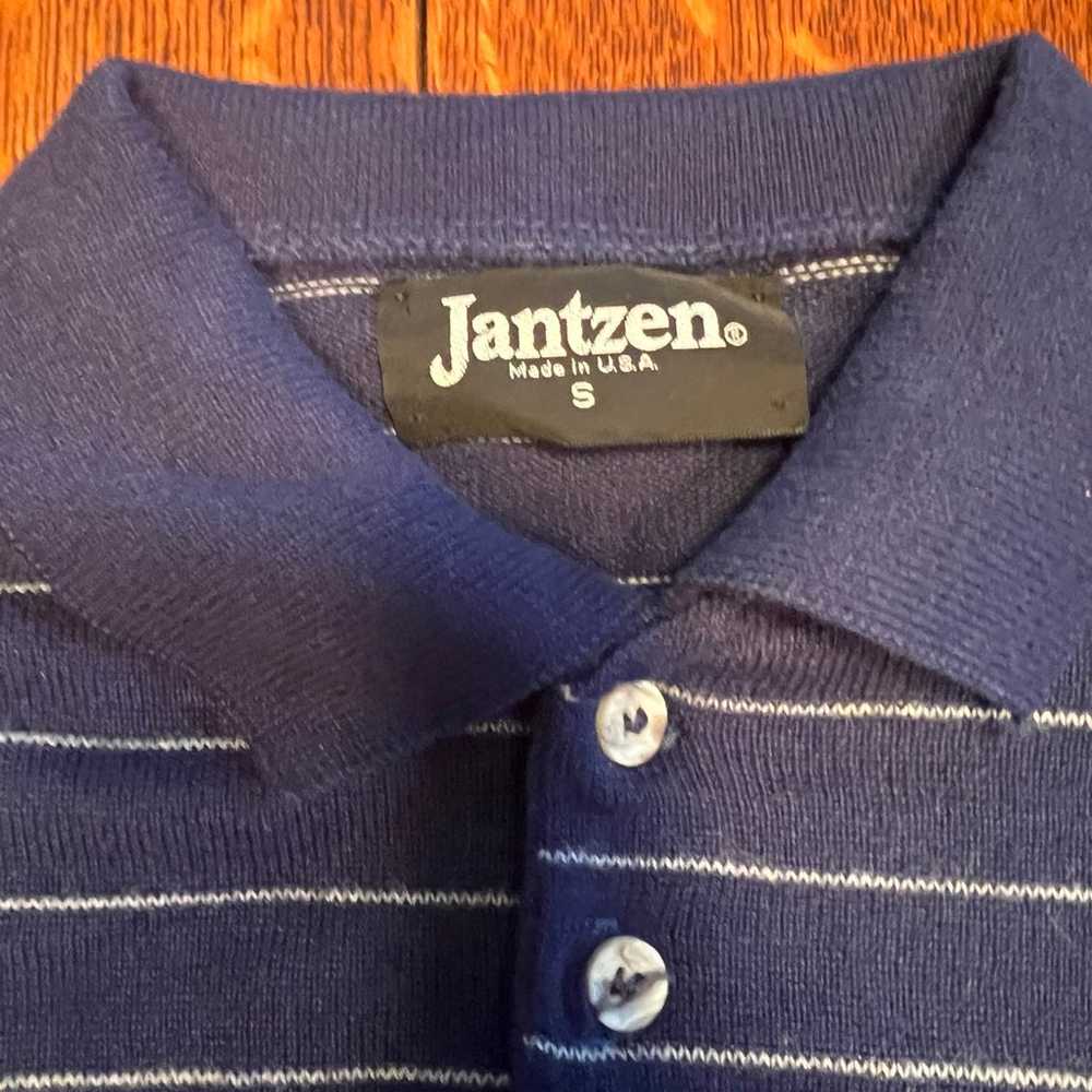 Vintage Jantzen sweater button up small - image 2