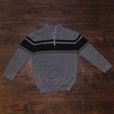 Faded Glory Mens Grey and Black Jumper