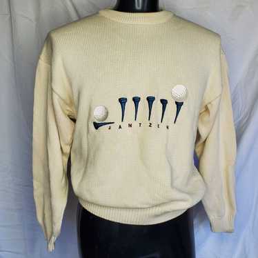 VTG Jantzen Golf Sweater Embroidered