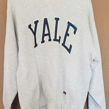 XS 90s Yale University Jogger Sweatpants Vintage White Blue Spell