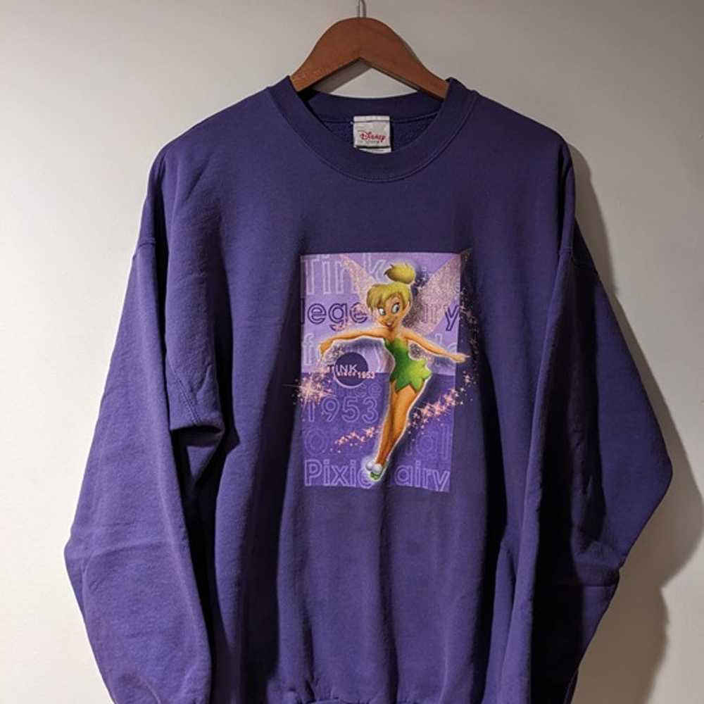 Vintage 90s Tinkerbell Disney Fairy Purple Medium… - image 1