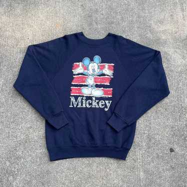 Vintage 90s Mickey Mouse Sweatshirt Size M Disney… - image 1