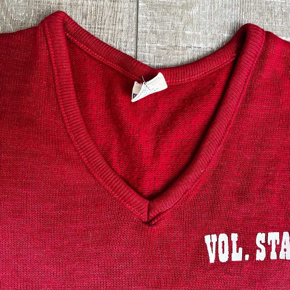 Vintage 1970s Champion V Sweater - image 8