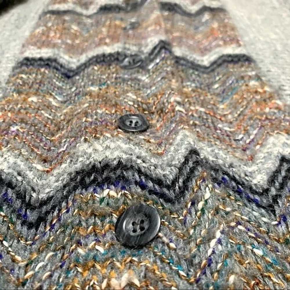 Vintage Wool Bohemian Le Roy Knitwear Sweater Car… - image 6
