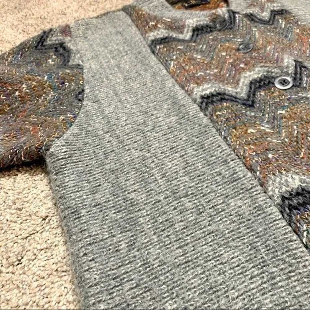 Vintage Wool Bohemian Le Roy Knitwear Sweater Car… - image 8