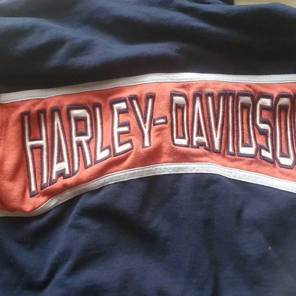 Harley Davidson #1 Racing Embroidered Full Zip Ho… - image 11