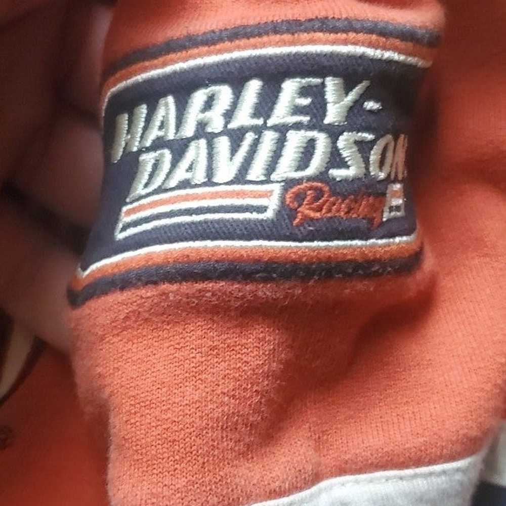 Harley Davidson #1 Racing Embroidered Full Zip Ho… - image 6