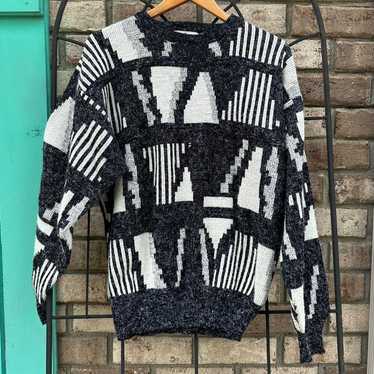 Vintage Santana Acrylic Sweater Made in Korea - S… - image 1
