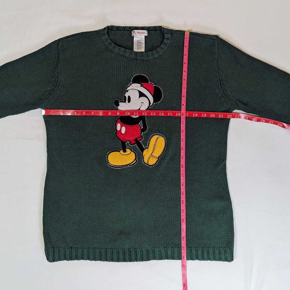 Vintage Disney Store Mickey Mouse Green Holiday S… - image 2