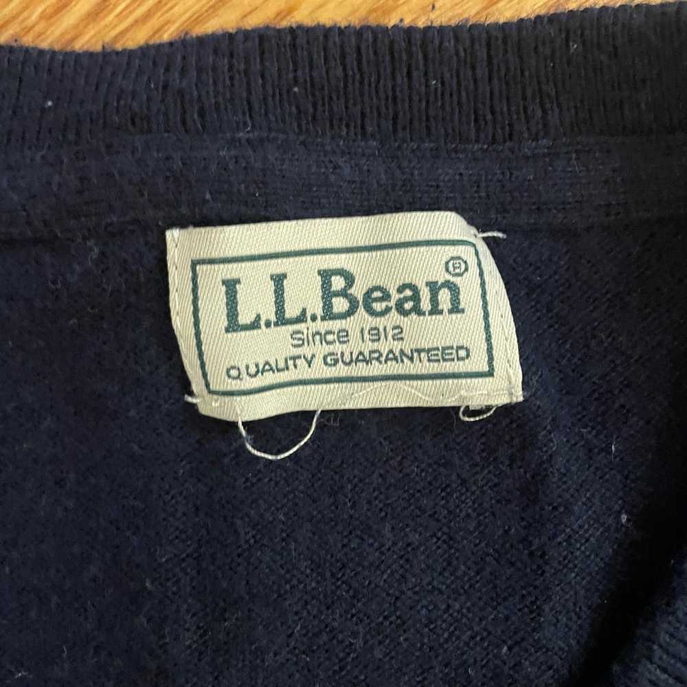 Vintage L.L. Bean V-Neck Sweater - image 3