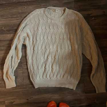 Tricots St Raphael cable knit sweater.