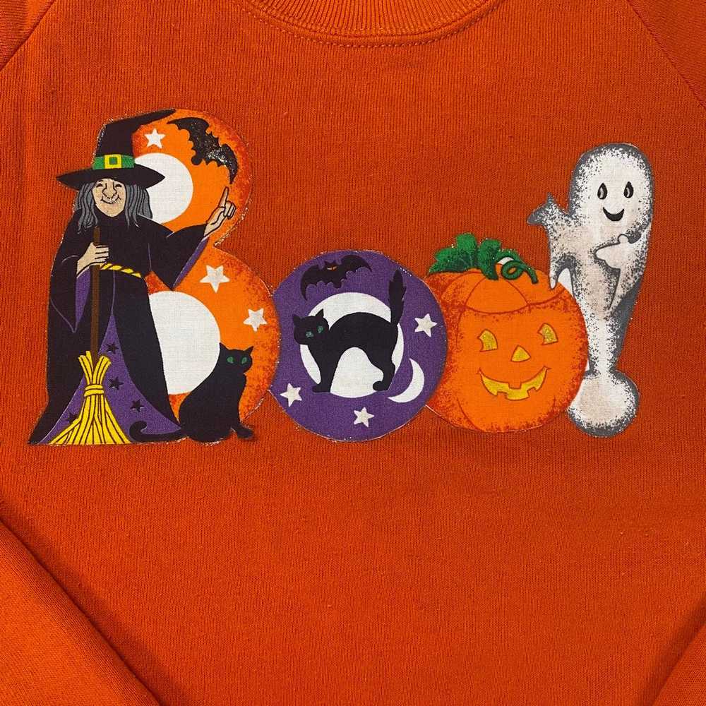 Vintage Jerzees Halloween Boo Ghost Witch Mens La… - image 6
