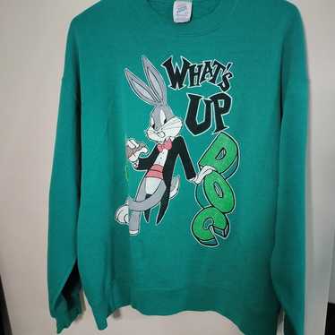 Vintage Bugs Bunny Sweatshirt Looney Tunes Groovy